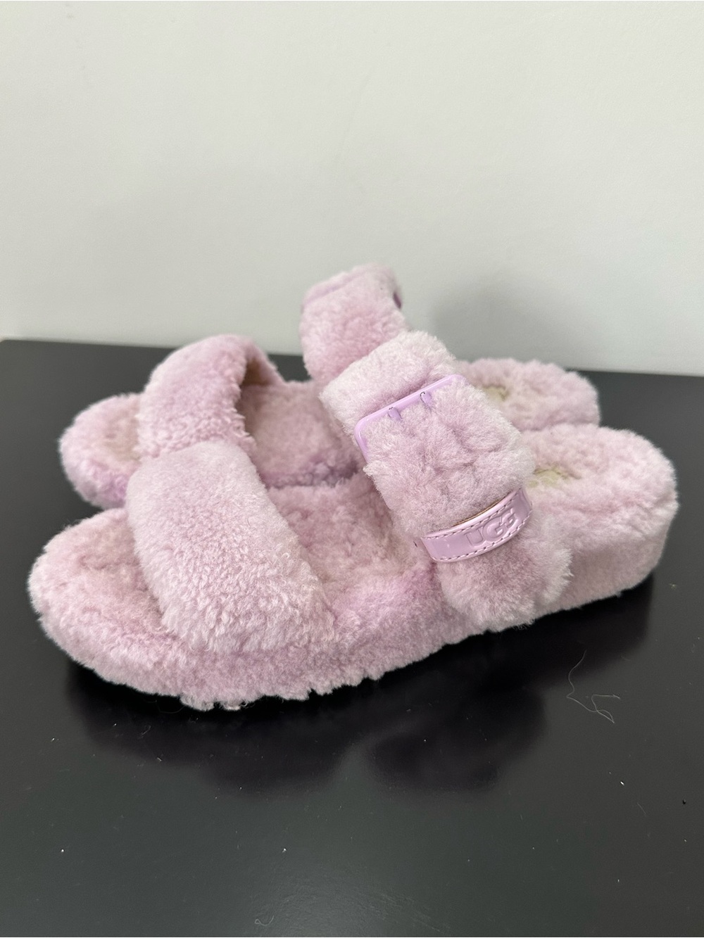 UGG Pink Fluff Yeah Slide Sandals